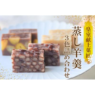 ふるさと納税 甲州市 高級蒸羊羹3種セット詰め合わせ 山梨が贈る贅沢ようかん 本格和菓子