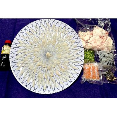 ふるさと納税 南島原市 [年末にオススメの1品]長崎県産トラフグ刺身トリプルセット(15人前)