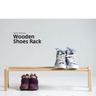 ふるさと納税 南砺市 木製シューズラック(1段)NA