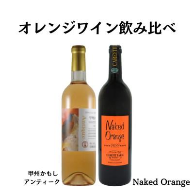ふるさと納税 甲州市 大ブーム中!オレンジワイン飲み比べ 〜ケアフィットファームワイン シャトーホンジョー〜