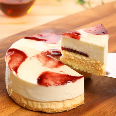 ふるさと納税 久慈市 クリスマスVer山ぶどうWチーズケーキ(直径12cm) 11-12
