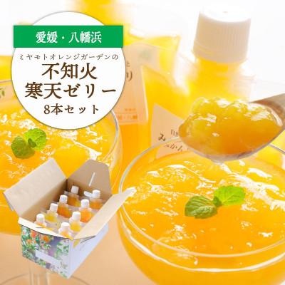 ふるさと納税 八幡浜市 デコポンと同品種 愛媛のおいしい柑橘 不知火寒天ゼリーセット 8本[C25-28]