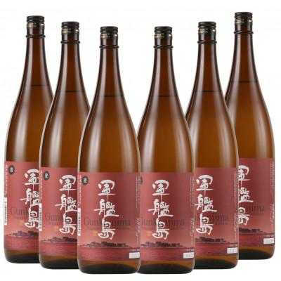 ふるさと納税 長崎市 長崎 軍艦島 麦焼酎 1800ml 6本セット