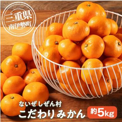 ふるさと納税 南伊勢町 伊勢志摩産みかん約5kg 令和9年1月発送 内瀬産 甘み広がる冬みかん ないぜしぜん村 南伊勢町