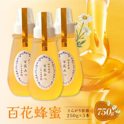 ふるさと納税 大野町 岐阜県産 百花みつ 250g ×3本セット
