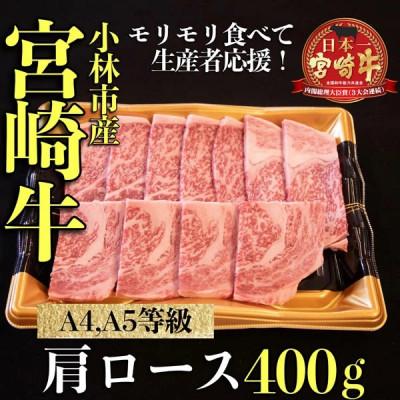 ふるさと納税 小林市 [モリモリ食べて応援]A4等級以上宮崎牛おためし肩ロース焼肉用(小林市)(A036)