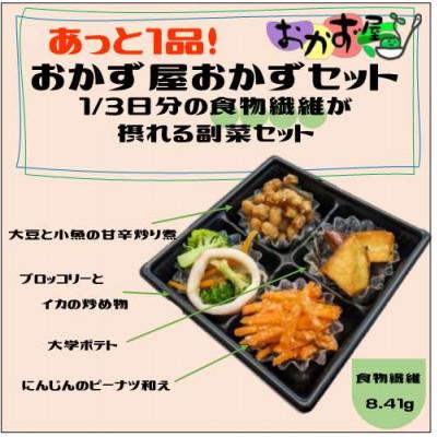 ふるさと納税 南砺市 1日に必要な食物繊維を1/3摂れるおかずセット6個