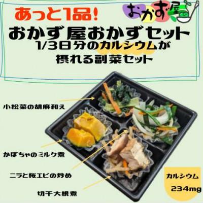 ふるさと納税 南砺市 カルシウムを1/3摂れるおかずセット6個