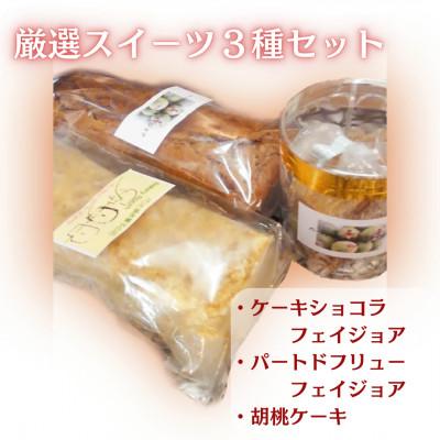 ふるさと納税 大井町 [厳選]地場食材のスイーツ3種セット