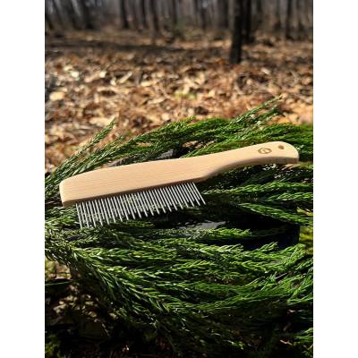 ふるさと納税 氷見市 StainlessWoodCombわんにゃん(ステンレスウッドコームわんにゃん)[1ヶ 化粧箱入り]