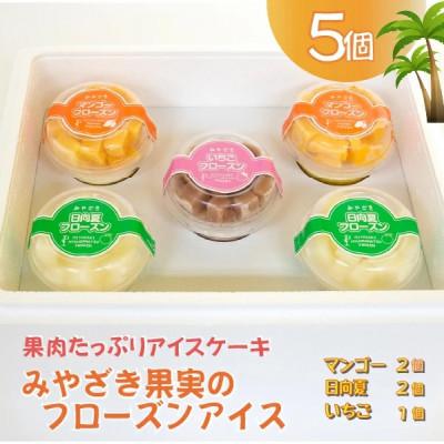 ふるさと納税 小林市 [果実たっぷりアイスケーキ]みやざき果実のフローズンアイス(D020)