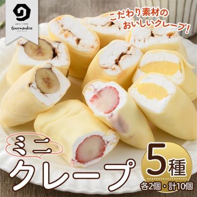 ふるさと納税 門川町 ミニクレープ5種