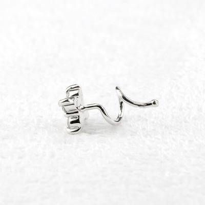 ふるさと納税 昭和町 プラチナダイヤピアス片耳用pt900フラワー キャッチナッシャー0.11ct 230913100duの画像