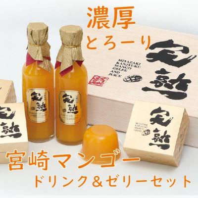 ふるさと納税 小林市 [濃厚とろーり]マンゴードリンク&amp;マンゴーゼリーセット(A254)