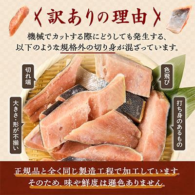 ふるさと納税 斜里町 【訳あり】北海道斜里町産　無塩天然秋鮭切身 3kg【あっさり白鮭】 |  | 02