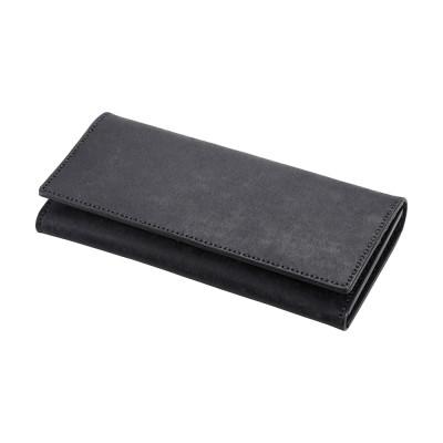 ふるさと納税 豊岡市 豊岡財布 Haaki Leather 長財布 HLW300 ネロの画像