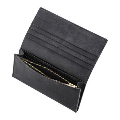 ふるさと納税 豊岡市 豊岡財布 Haaki Leather 長財布 HLW300 ネロの画像