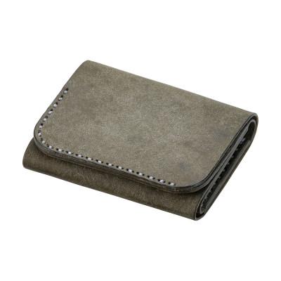 ふるさと納税 豊岡市 豊岡財布 Haaki Leather ミニ財布 HLW302 グリージオの画像