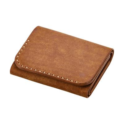 ふるさと納税 豊岡市 豊岡財布 Haaki Leather ミニ財布 HLW302 コニャックの画像