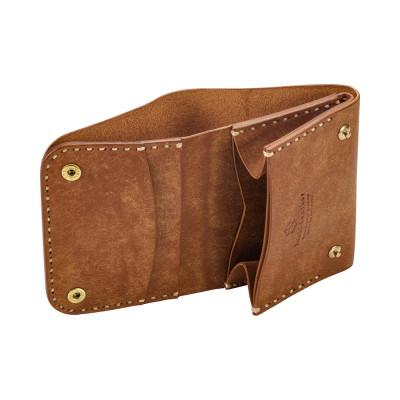 ふるさと納税 豊岡市 豊岡財布 Haaki Leather ミニ財布 HLW302 コニャックの画像