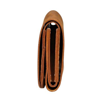 ふるさと納税 豊岡市 豊岡財布 Haaki Leather ミニ財布 HLW302 コニャックの画像