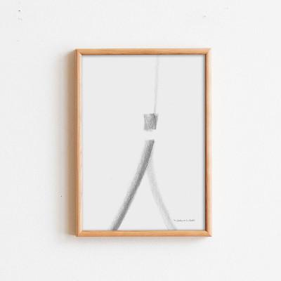 ふるさと納税 府中市 府中市の家具 フレーム ティポ A4サイズ チェリー