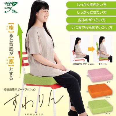 ふるさと納税 伊勢崎市 骨盤底筋サポートクッション『すわりん(R)』 カラー:グリーン