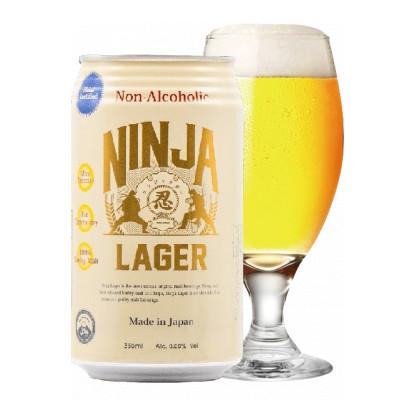 ふるさと納税 静岡市 【日本ビール】NINJA LAGER(ノンアルコールビール)350ml×24缶　ハラル認証済み | 