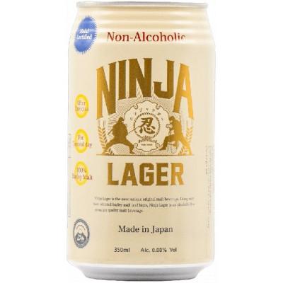 ふるさと納税 静岡市 【日本ビール】NINJA LAGER(ノンアルコールビール)350ml×24缶　ハラル認証済み |  | 01