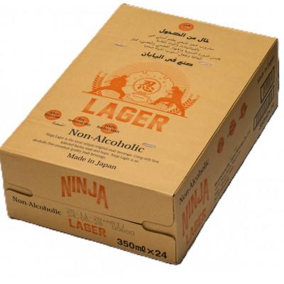 ふるさと納税 静岡市 【日本ビール】NINJA LAGER(ノンアルコールビール)350ml×24缶　ハラル認証済み |  | 03