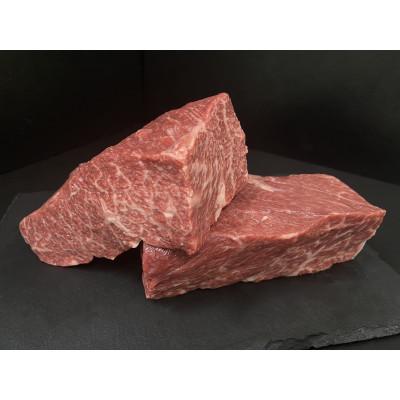 ふるさと納税 八雲町 八雲牛 ザブトン ブロック 1kg(500g×2個)