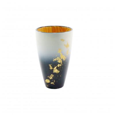 ふるさと納税 越谷市 タンブラー 白 純金箔 天然木 軽量 ギフトBOX入りの画像