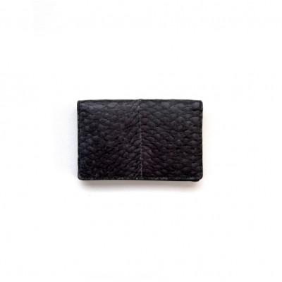 ふるさと納税 高知市 [Ivory Black]Ocean Leather 名刺入れ[マダイ]L[BX066-01]