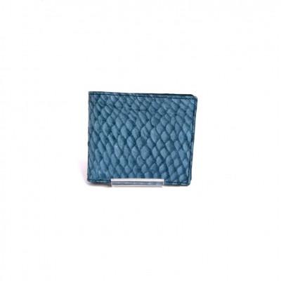ふるさと納税 高知市 [Ocean Blue]Ocean Leather 二つ折り財布[マダイ][BX070-01]