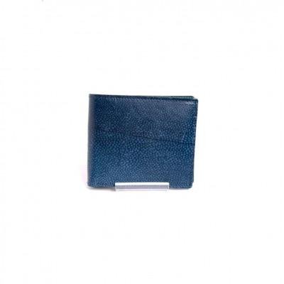 ふるさと納税 高知市 [Ocean Blue]Ocean Leather 二つ折り財布[ブリ][BX071-01]