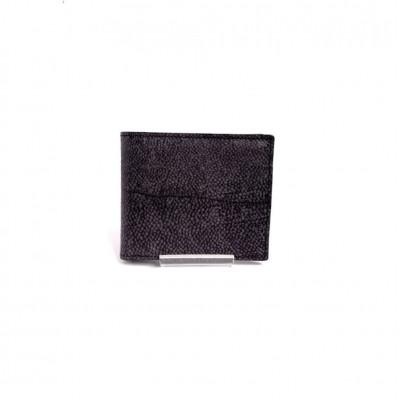 ふるさと納税 高知市 [Ivory Black]Ocean Leather 二つ折り財布[ブリ][BX071-02]