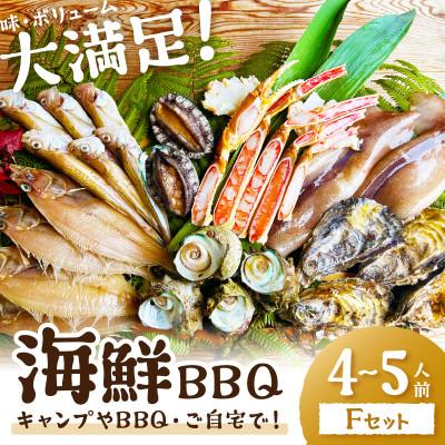 ふるさと納税 京丹後市 大満足!京丹後・海鮮BBQ　Fセット　豪華盛り合わせ生ズワイガニ アワビ付 7種23品(4〜5人前) | 