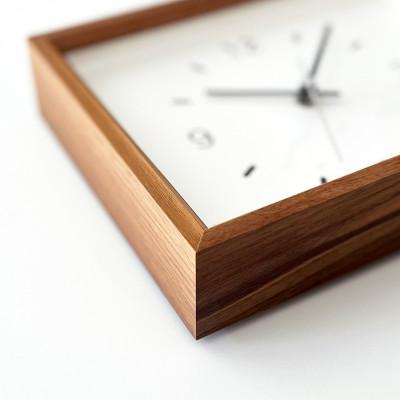 ふるさと納税 郡上市 掛け・置き時計 KATOMOKU Dual use clock 2 km-53B 木製 インテリア |  | 01
