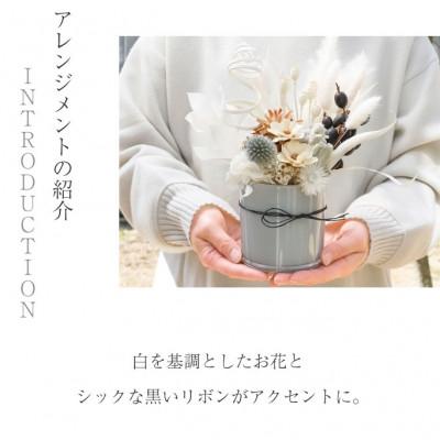ふるさと納税 山梨県 ドライフラワー「セレンホワイト」そのまま飾れる