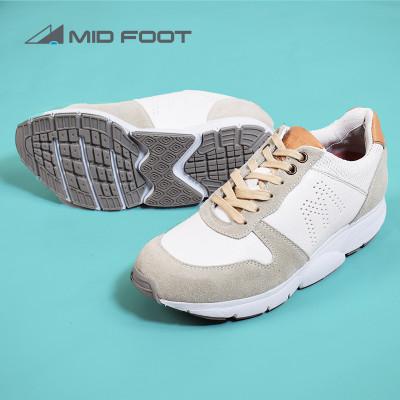 ふるさと納税 大和郡山市 ミッドフット 24.5cm WHITE(ホワイト) レザースニーカー 婦人靴 牛革 MF001JL