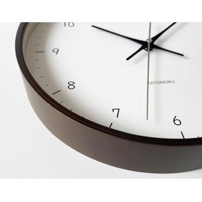 ふるさと納税 郡上市 掛け時計 KATOMOKU Plywood clock km-80B 木製 曲げわっぱ インテリア |  | 01