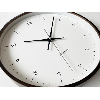 ふるさと納税 郡上市 掛け時計 KATOMOKU Plywood clock km-80B 木製 曲げわっぱ インテリア |  | 02