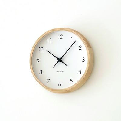 ふるさと納税 郡上市 KATOMOKU Muku clock 7 ナチュラル km-60NA 木製
