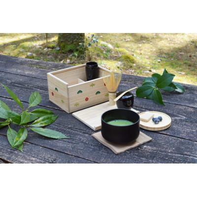 ふるさと納税 加賀市 <茶道具>お手前セット 遊茶箱/松竹梅 NI-0005