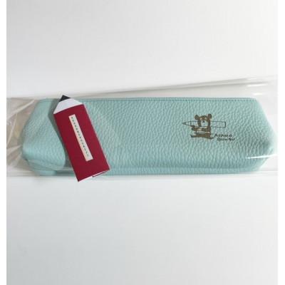 ふるさと納税 川西市 あさの文具×かわえもん ブングマレザーペンケース ASANO BUNGUみくじ付き