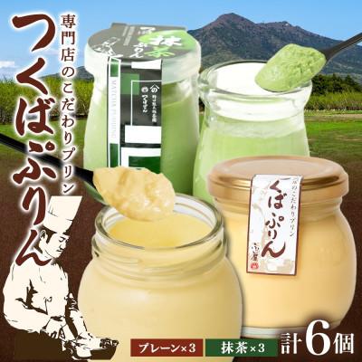 ふるさと納税 桜川市 つくばぷりん プレーン &amp; 抹茶ぷりん 各3個 計6個 冷凍 ふじ屋 茨城県桜川市
