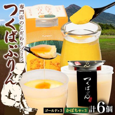 ふるさと納税 桜川市 ゴールドぷりん &amp; かぼちゃプリン 各3個 計6個 ふじ屋 茨城県桜川市