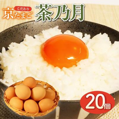 ふるさと納税 城陽市 京たまご 茶乃月 20個