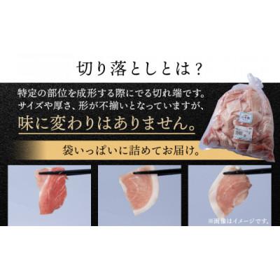 ふるさと納税 白老町 北海道産 白老豚 モモ ウデ 切り落とし1kg |  | 02