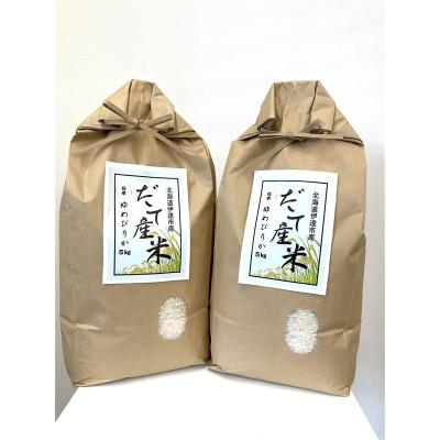 ふるさと納税 伊達市 北海道伊達市産ゆめぴりか(5kg×2袋)白米